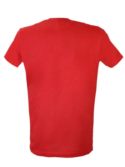 Shop Dsquared2 Red Logo Print T-shirt