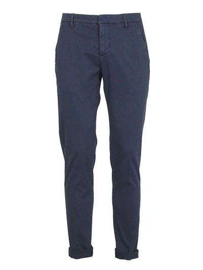 Shop Dondup Classic Trousers In Blue