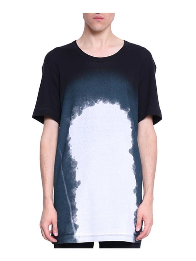 Shop 11 By Boris Bidjan Saberi Oversized Cotton T-shirt In Nero