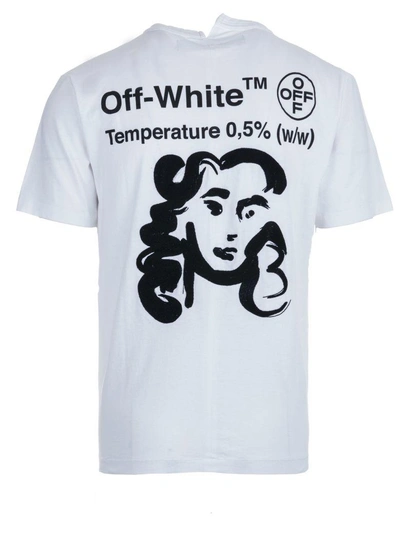 Shop Off-white T-shirt In Bianco Nero