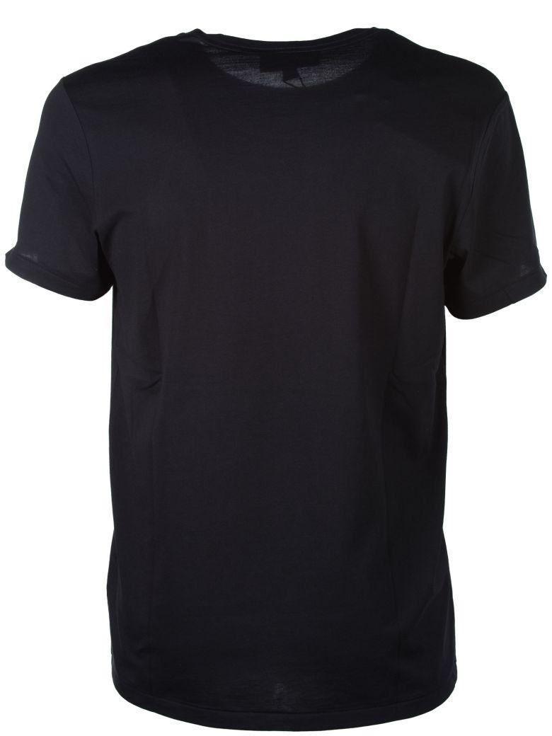 Burberry Logo Embroidered T-shirt In Black | ModeSens