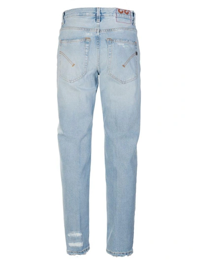 Shop Dondup Brighton Distressed Jeans In Blue