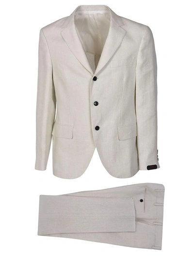 Shop Massimo Piombo Two-piece Suit In White