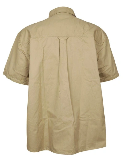 Shop Gosha Rubchinskiy Short Sleeve Shirt In Nude & Neutrals