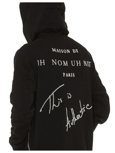 Shop Ih Nom Uh Nit Embridered Hoodie In Black