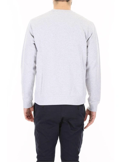 Shop Kenzo Eye Embroidery Sweatshirt In Gris Clairgrigio