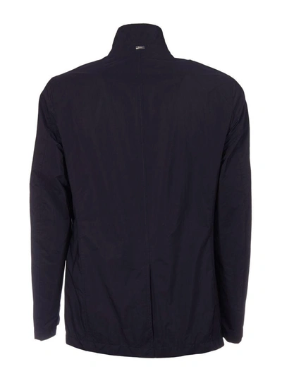 Shop Herno Lightweight Designer Jacket In Blu