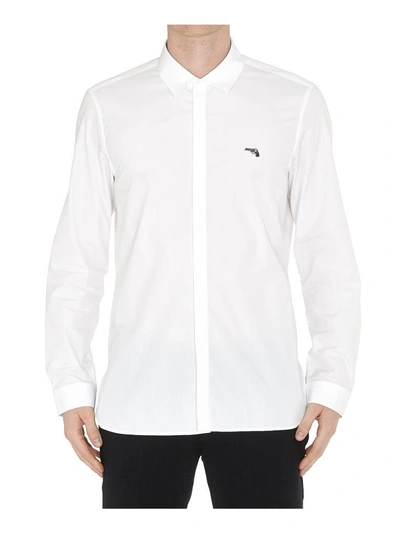 Shop Neil Barrett Shirt In White