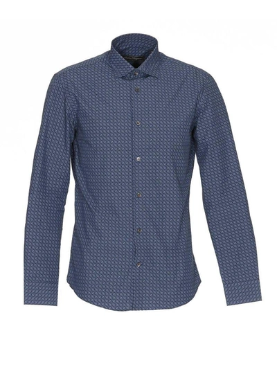 Shop Ferragamo Shirt In Blue