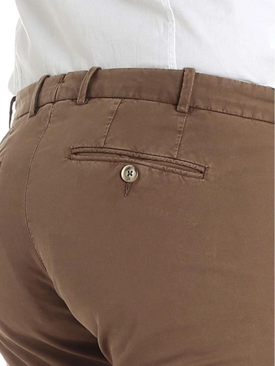 Shop Luigi Borrelli Classic Pants In Brown