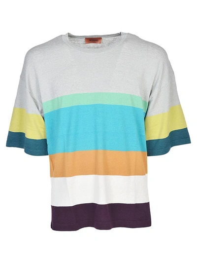 Shop Missoni Striped T-shirt In Multicolor