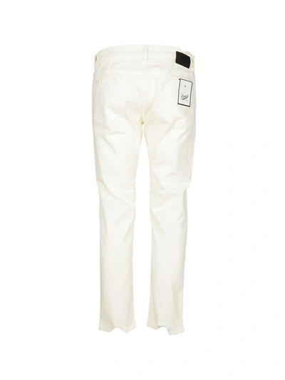 Shop Pence Classic Trousers In White