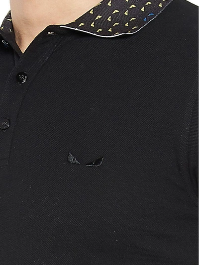 Shop Fendi Polo In Black