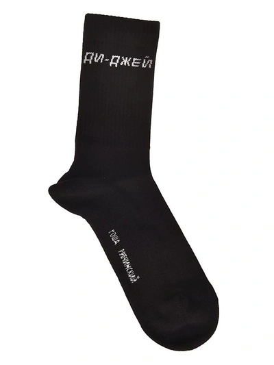 Gosha Rubchinskiy Logo Socks In Black