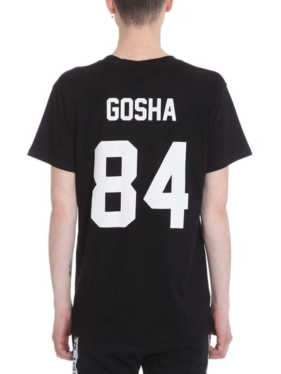 Shop Les Artists Gosha Black Cotton T-shirt