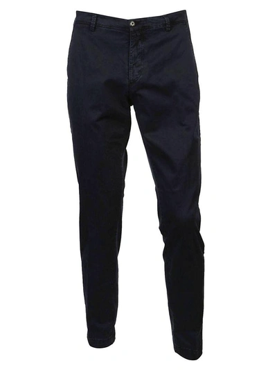 Shop Briglia Branded Trousers In Blu