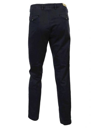 Shop Briglia Branded Trousers In Blu