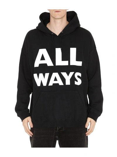 Shop Valentino Allways Sweatshirt In Black