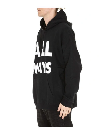 Shop Valentino Allways Sweatshirt In Black
