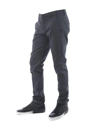 Shop Dondup Lyman Pants In Grigio Scuro