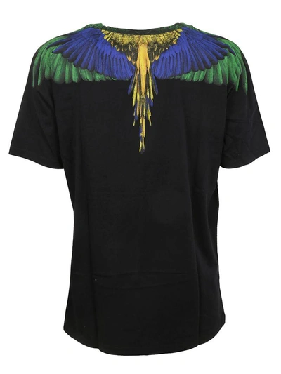 Shop Marcelo Burlon County Of Milan Wing Print T-shirt In Black