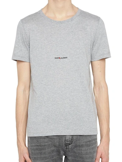 Shop Saint Laurent T-shirt In Grey