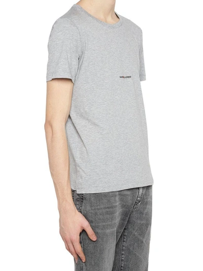 Shop Saint Laurent T-shirt In Grey