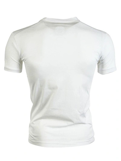 Shop Dsquared2 Logo Pocket T-shirt In Bianco