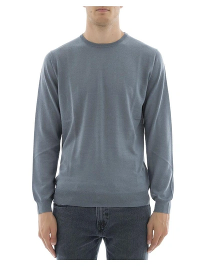 Shop Lanvin Grey Wool Sweatshirt