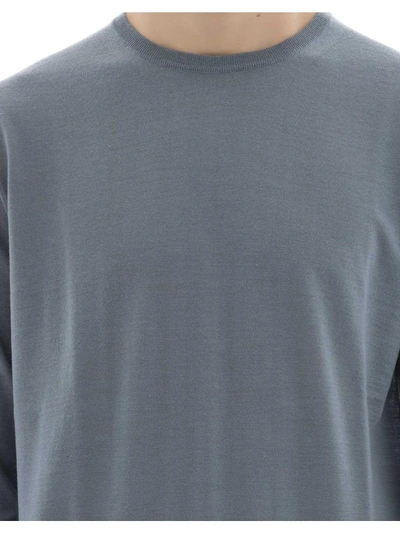 Shop Lanvin Grey Wool Sweatshirt