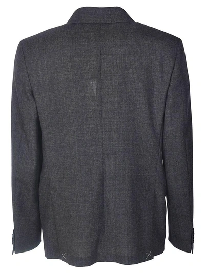 Shop Massimo Piombo Classic Blazer In Grey