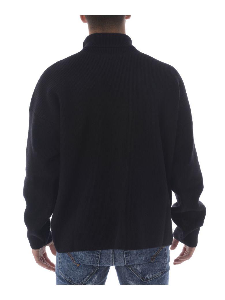 Ami Alexandre Mattiussi Oversized Turtleneck Sweater In 410 Navy | ModeSens