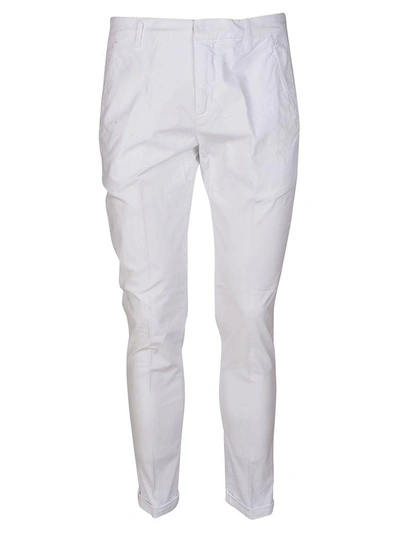 Shop Dondup Gaubert Chinos Trousers In White