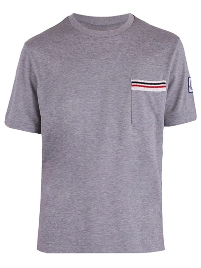 Shop Moncler Grey T-shirt