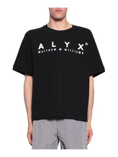 Shop Alyx Baseball Cotton T-shirt In Nero