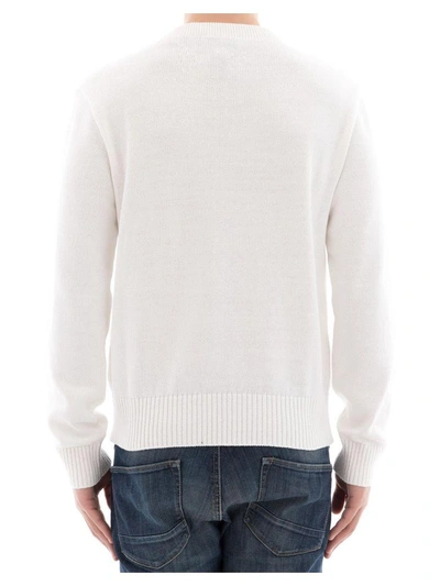 Shop Ami Alexandre Mattiussi White Cotton Sweatshirt