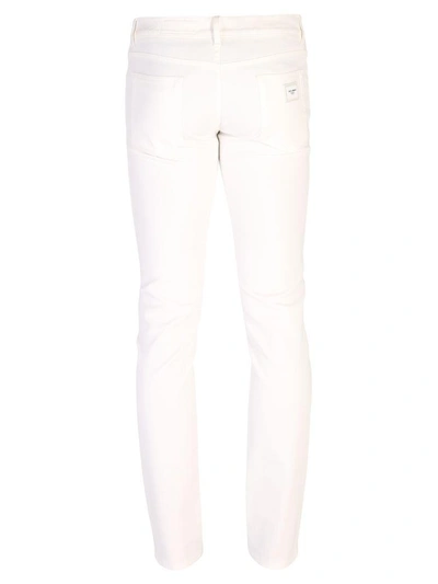 Shop Dolce & Gabbana White Trousers