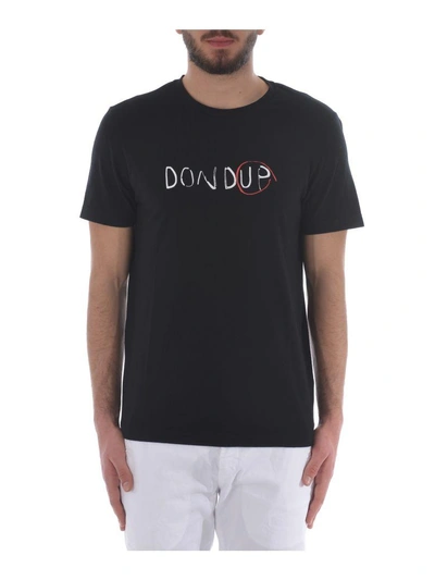 Shop Dondup Logo T-shirt In Nero