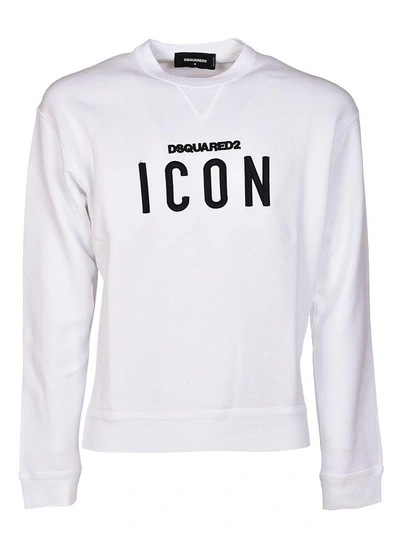 Shop Dsquared2 Icon Sweatshirt In White