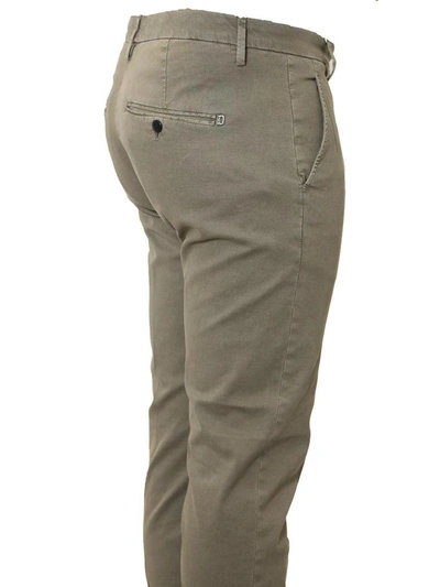 Shop Dondup - Gaubert Skinny Fit Trousers In Tortora
