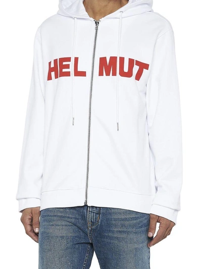 Shop Helmut Lang Sweatshirt In White
