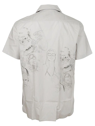 Shop Lanvin Printed Short Sleeved Shirt