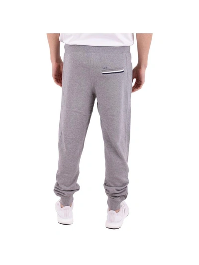 Shop Sun 68 Cotton Trousers In Grey