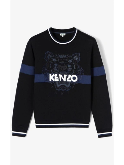 Shop Kenzo Black Urban Tiger Sweatshirt