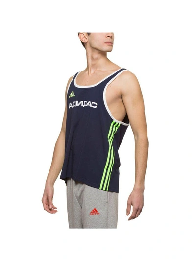 Gosha Rubchinskiy Canotta Adidas Tank Top In Navy ModeSens