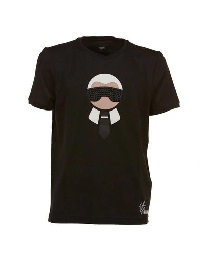 Shop Fendi T-shirt In Nero