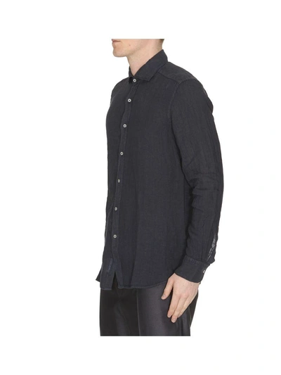Shop Fay Shirt In Anthracite