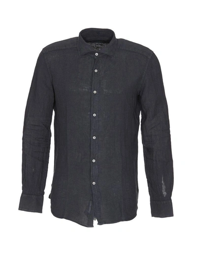 Shop Fay Shirt In Anthracite