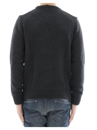 Shop Dsquared2 Grey Wool Sweatshirt