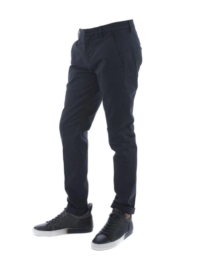 Shop Dondup Gaubert Trousers In Nero